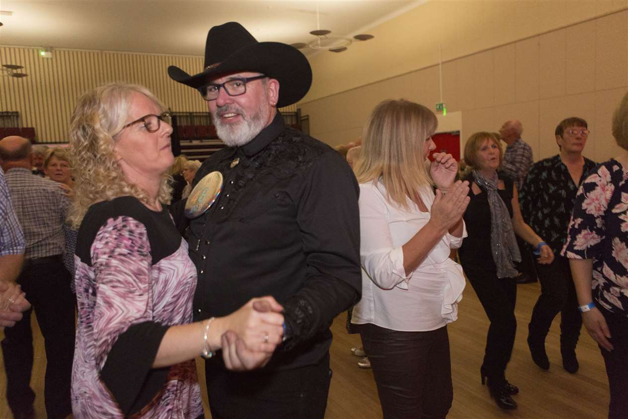 Ian Paterson and his wife Sheila came from Lumphanan to Wick to celebrate his 48th birthday at the All Day Show. Picture: Robert MacDonald/Northern Studios