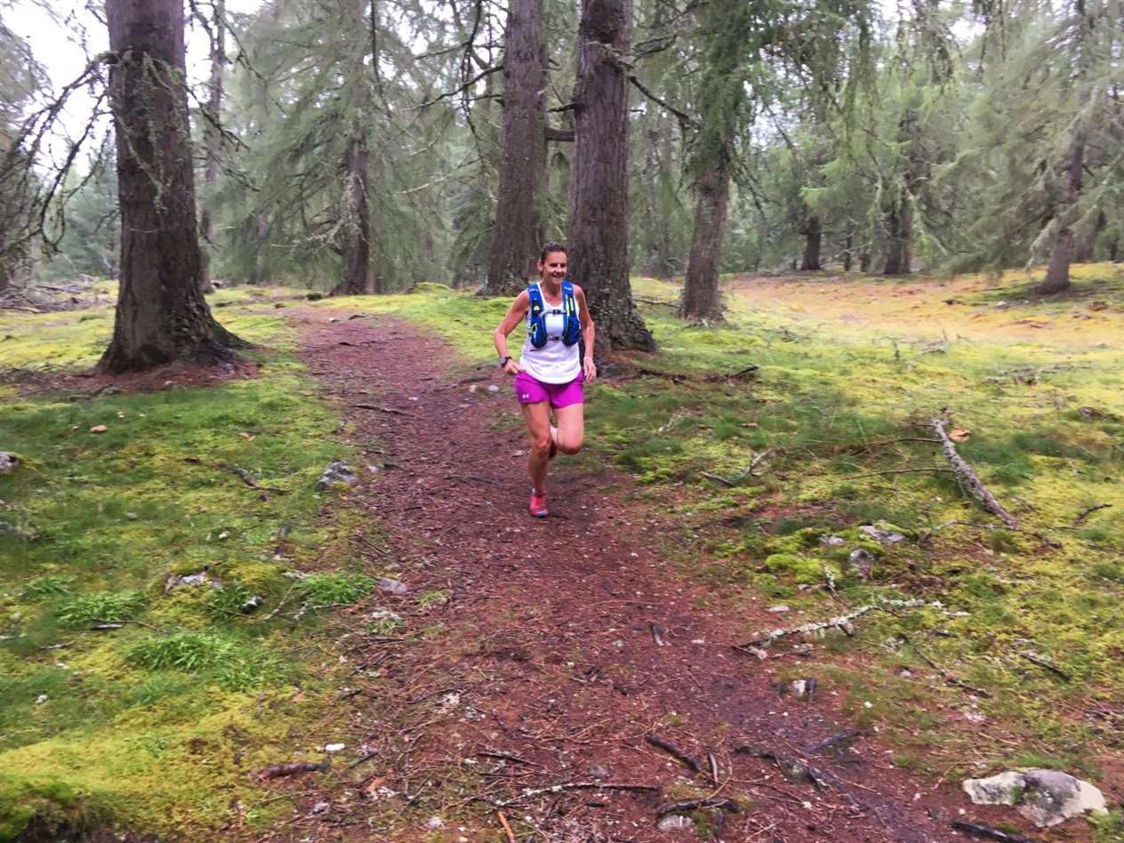 Sophie on a training camp at Braemar.