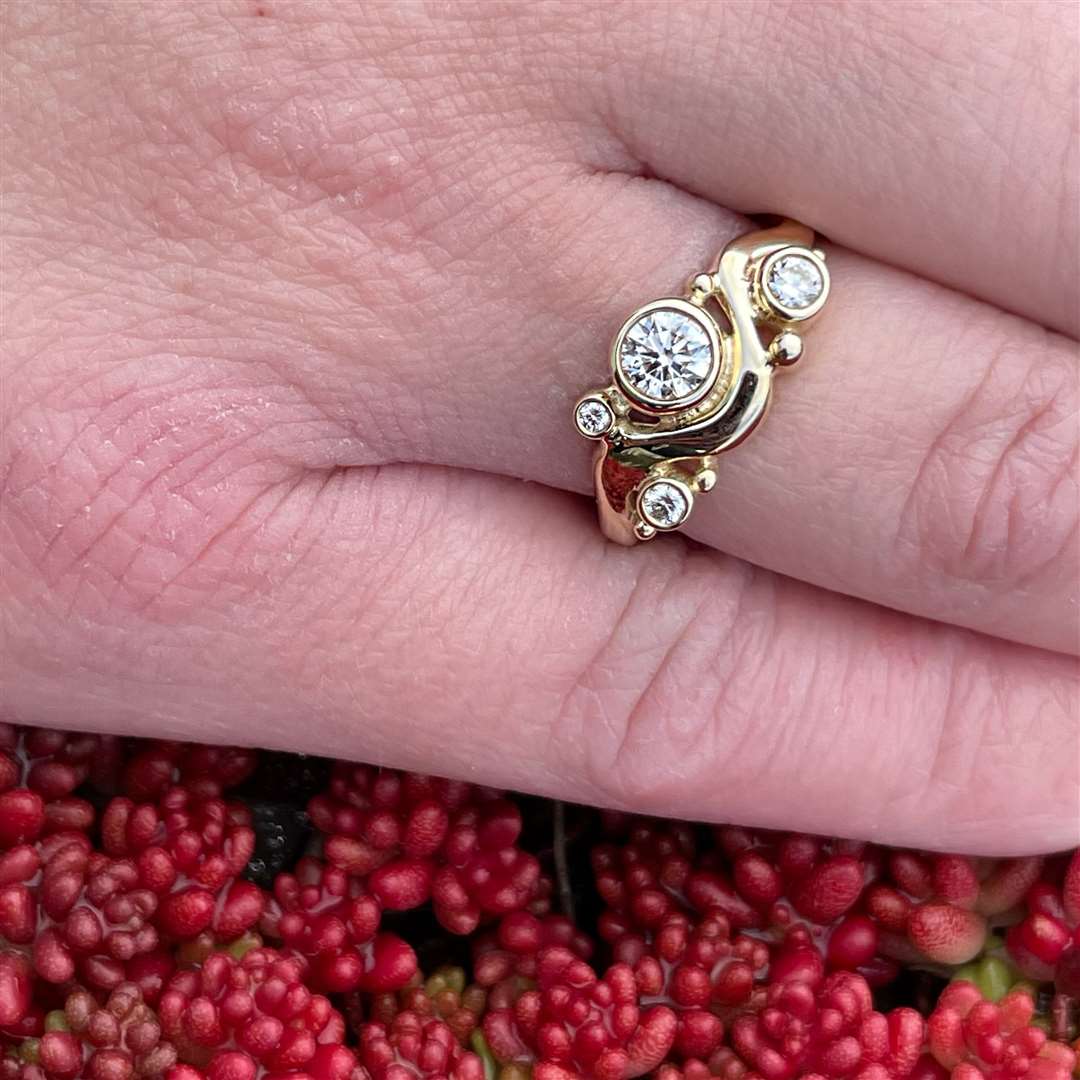 The Cosmos ring. Picture: Sheila Fleet Jewellery
