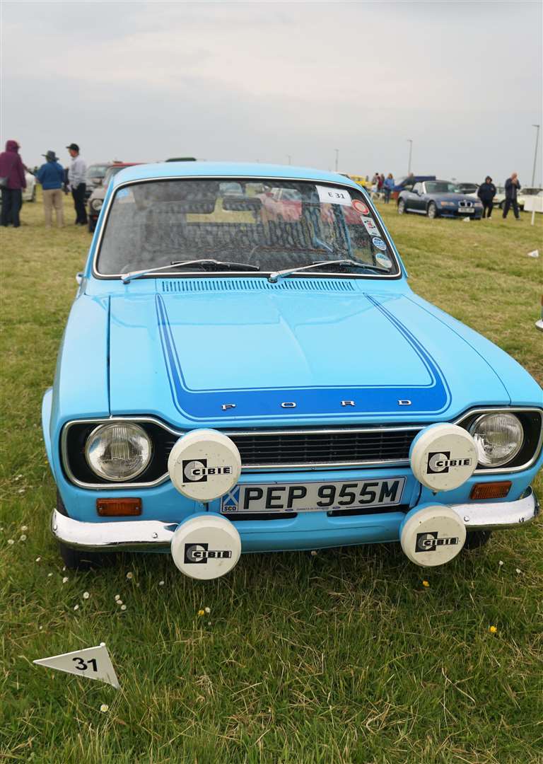 This 1974 Ford Escort was another entry from Gordon Meiklejohn from Thurso. Picture: DGS