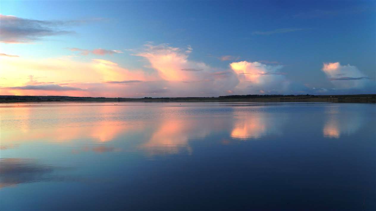 Freezing conditions at Loch Watten. Picture: DGS