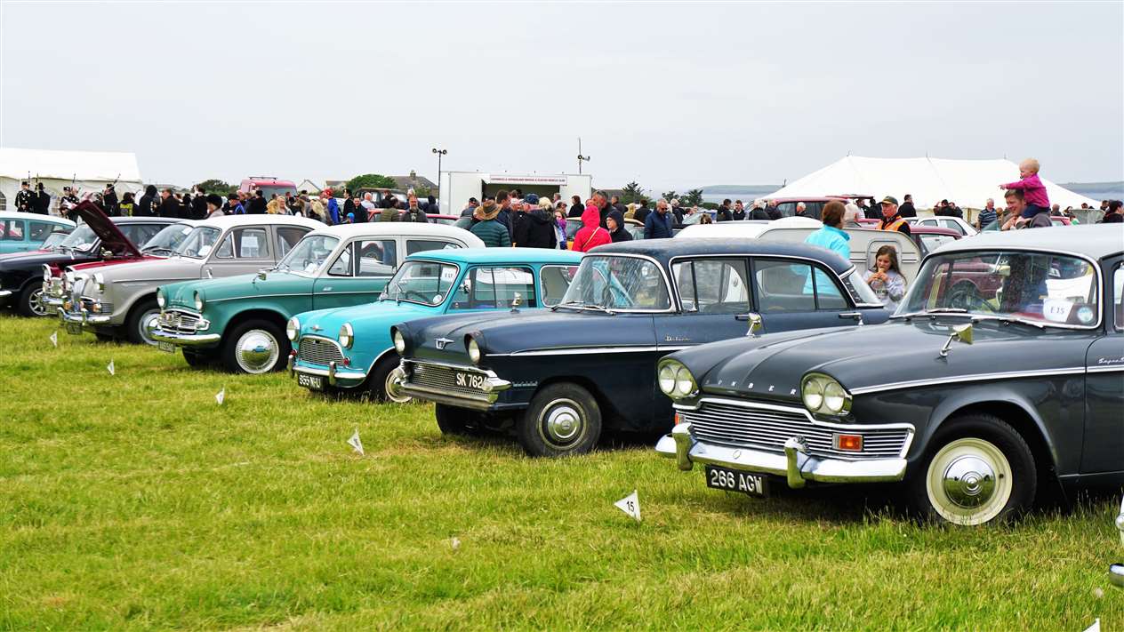 Caithness and Sutherland Vintage and Classic Vehicle Club rally at John O'Groats on Sunday, June 11. Picture: DGS