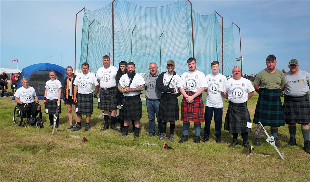 The Wounded Highlander team created new records on the day. Picture: DGS