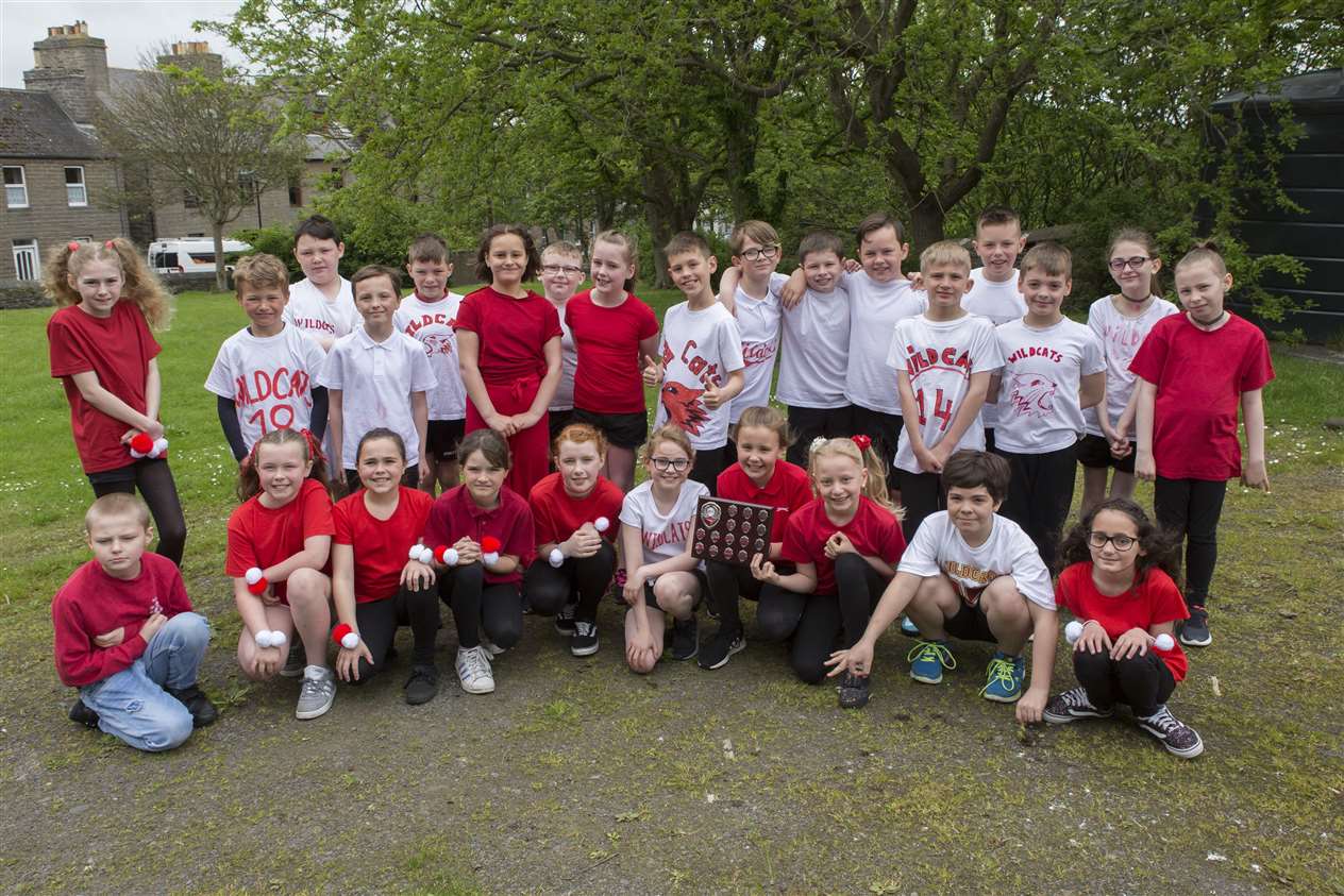 Noss P5 blue won the Lewry Shield for popular song P3-5.