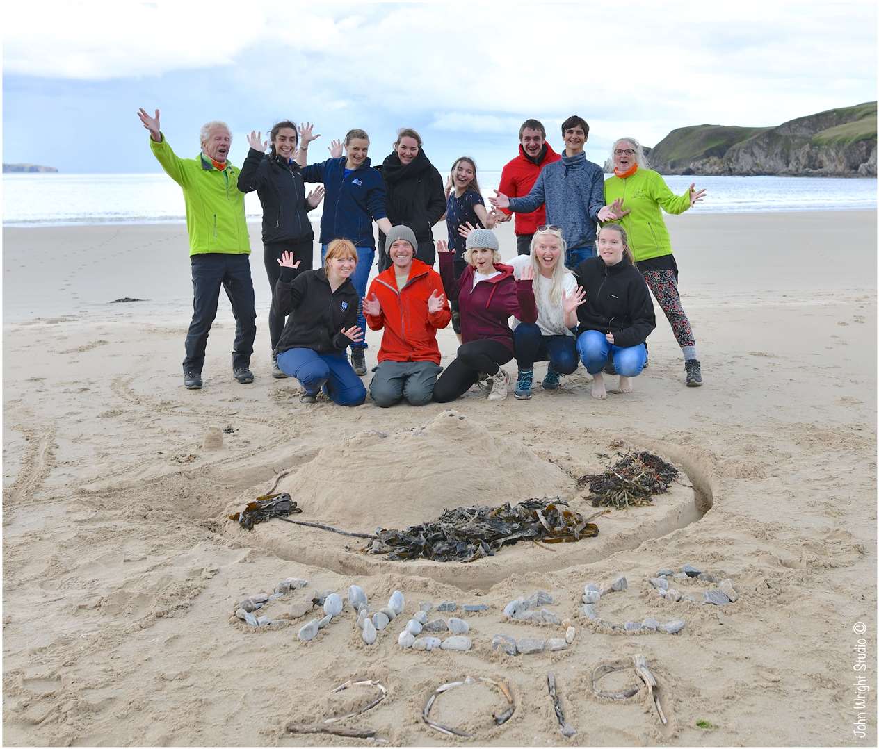 The Unesco group at Farr Bay. Picture: John Wright