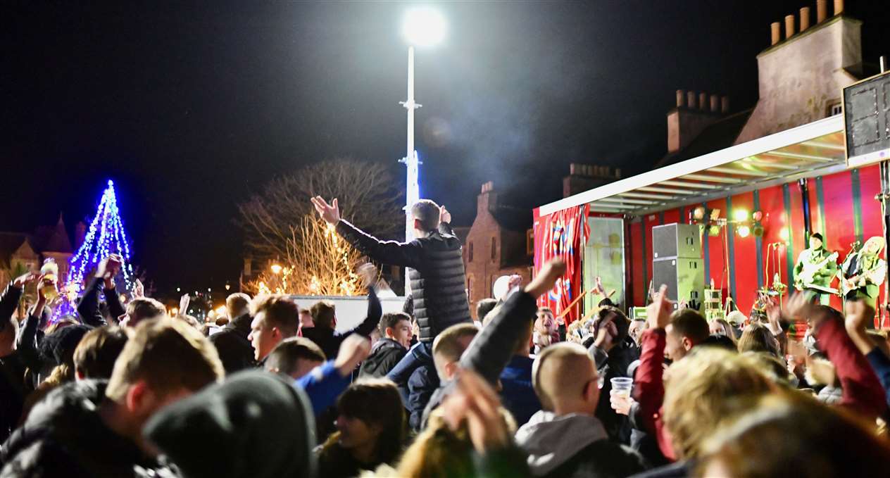 The crowd enjoying the live music. Picture: John Wright Studio