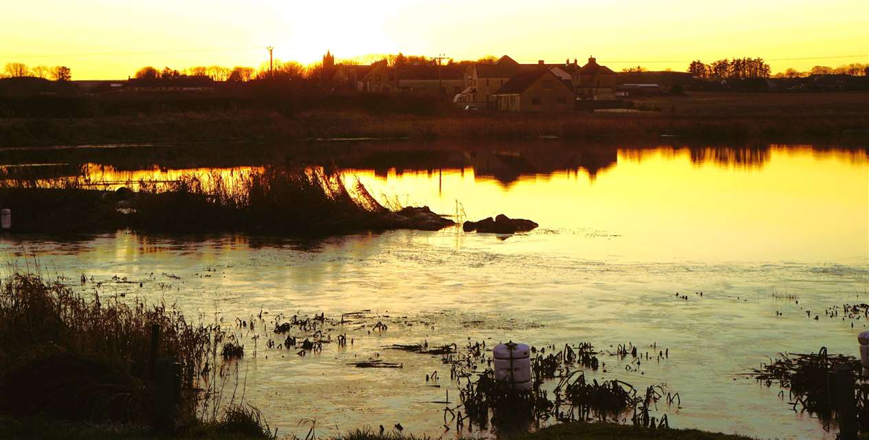 Freezing conditions at Loch Watten. Picture: DGS