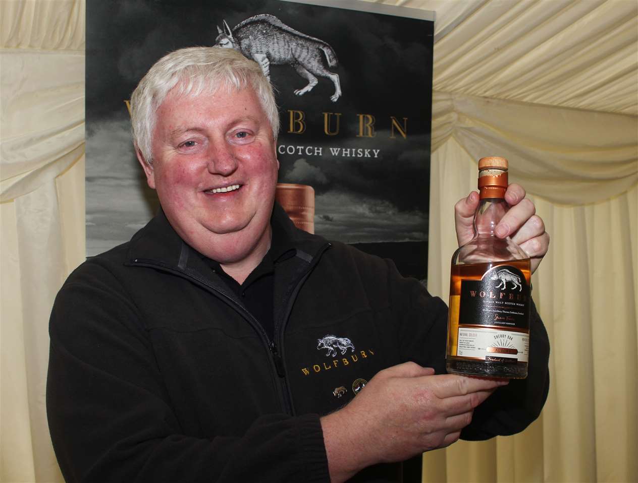 Wolfburn's Charlie Ross at the Taste North food and drink festival in 2019. Picture: Alan Hendry