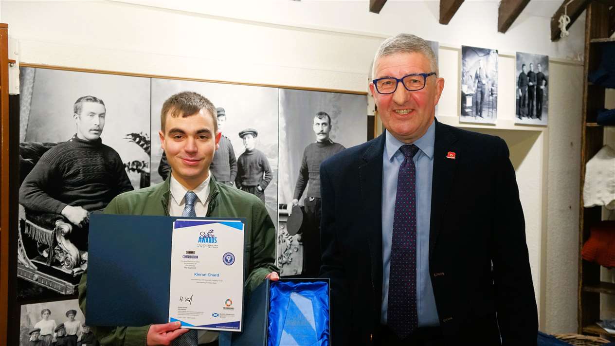 Kieran Chard (left) and Willie Watt. Picture: DGS