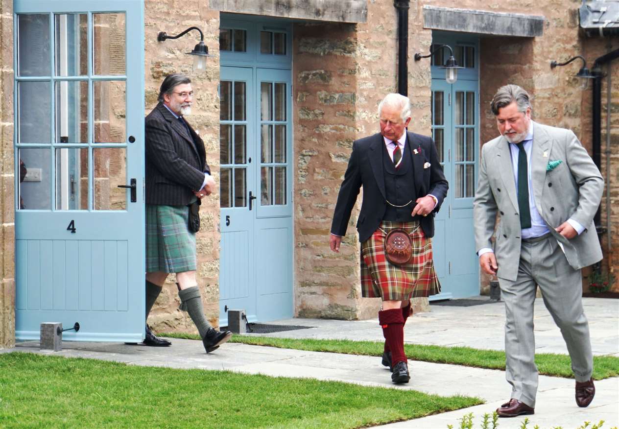 Lord Thurso with Prince Charles and Michael Fawcett, CEO of the Prince's Foundation.