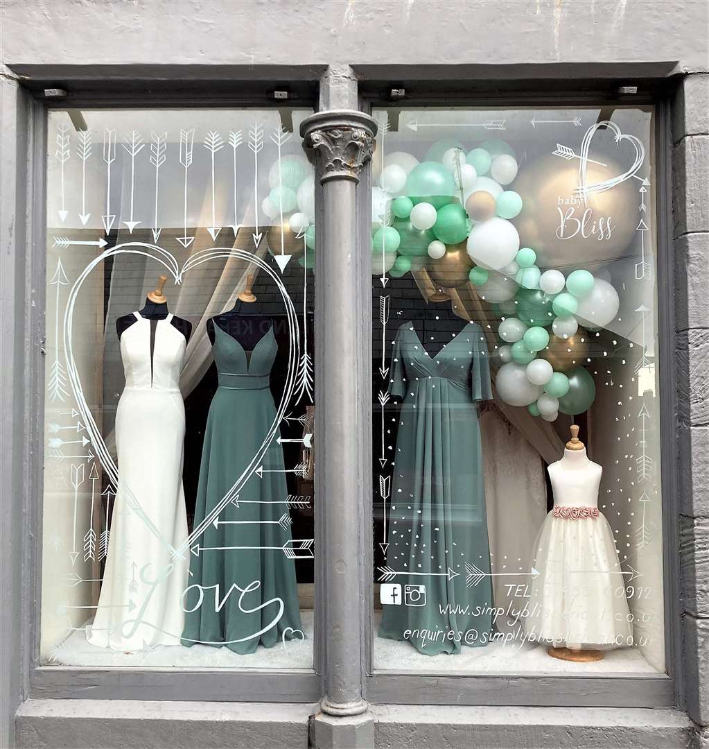 It's a bridal shop one day.