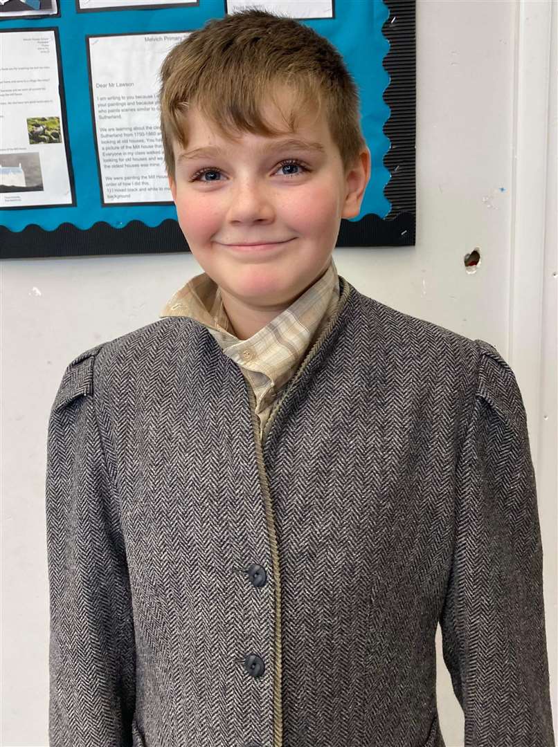 P6 pupil Stanley Bird.