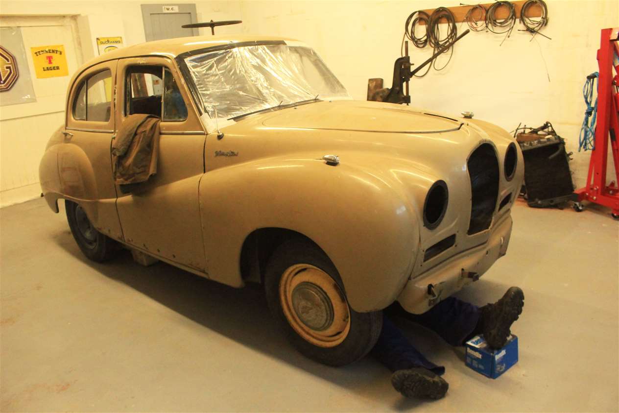 The garage workshop is a new attraction.