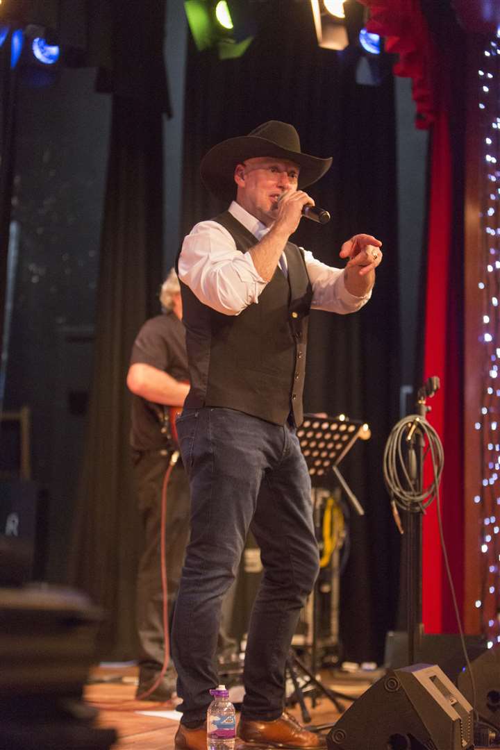 Trevor Loughrey on stage. Picture: Robert MacDonald/Northern Studios