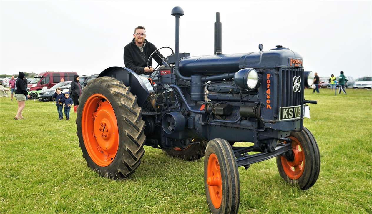 1951 Fordson tractor Major E27N P6 driven by Shaun Toolan from Cornwall. Picture: DGS