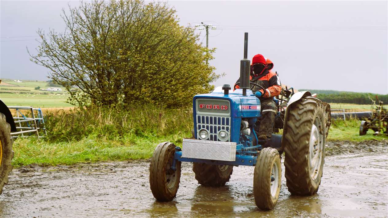 Caithness Vintage Tractor and Machinery Club annual ploughing match at West Greenland farm on Saturday. Picture: DGS