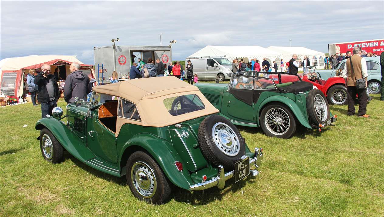 Les Bremner’s 1951 MG TD (WSL 441) at the John O'Groats vintage and classic vehicle rally last year. Picture: Alan Hendry
