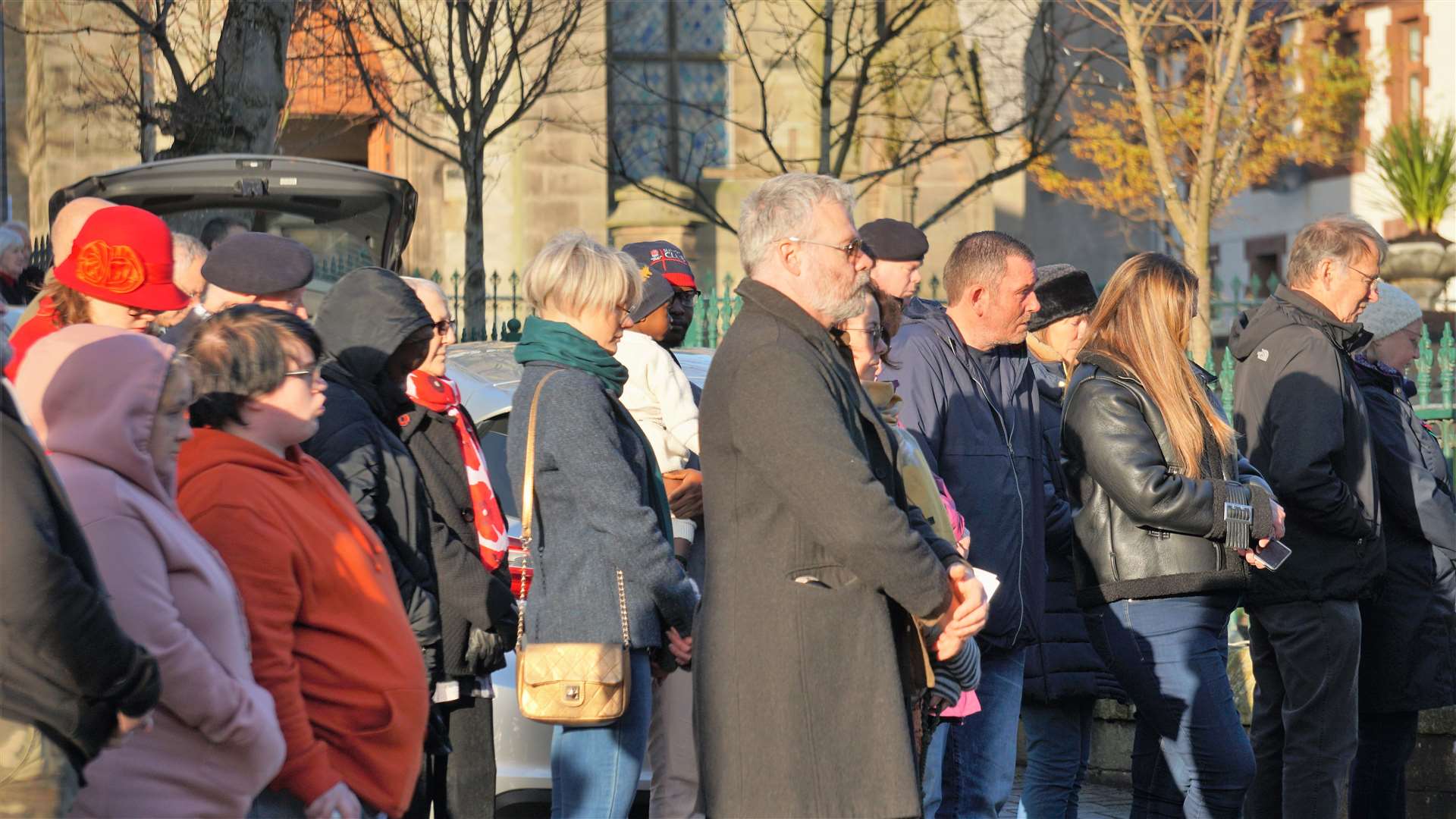 Members of the public at the Sunday morning event. Picture: DGS