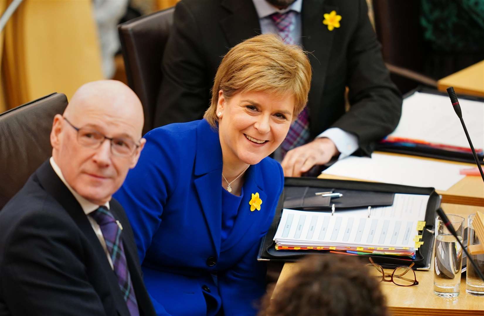 Nicola Sturgeon said being First Minister had been ‘the privilege of my lifetime’ (Jane Barlow/PA)