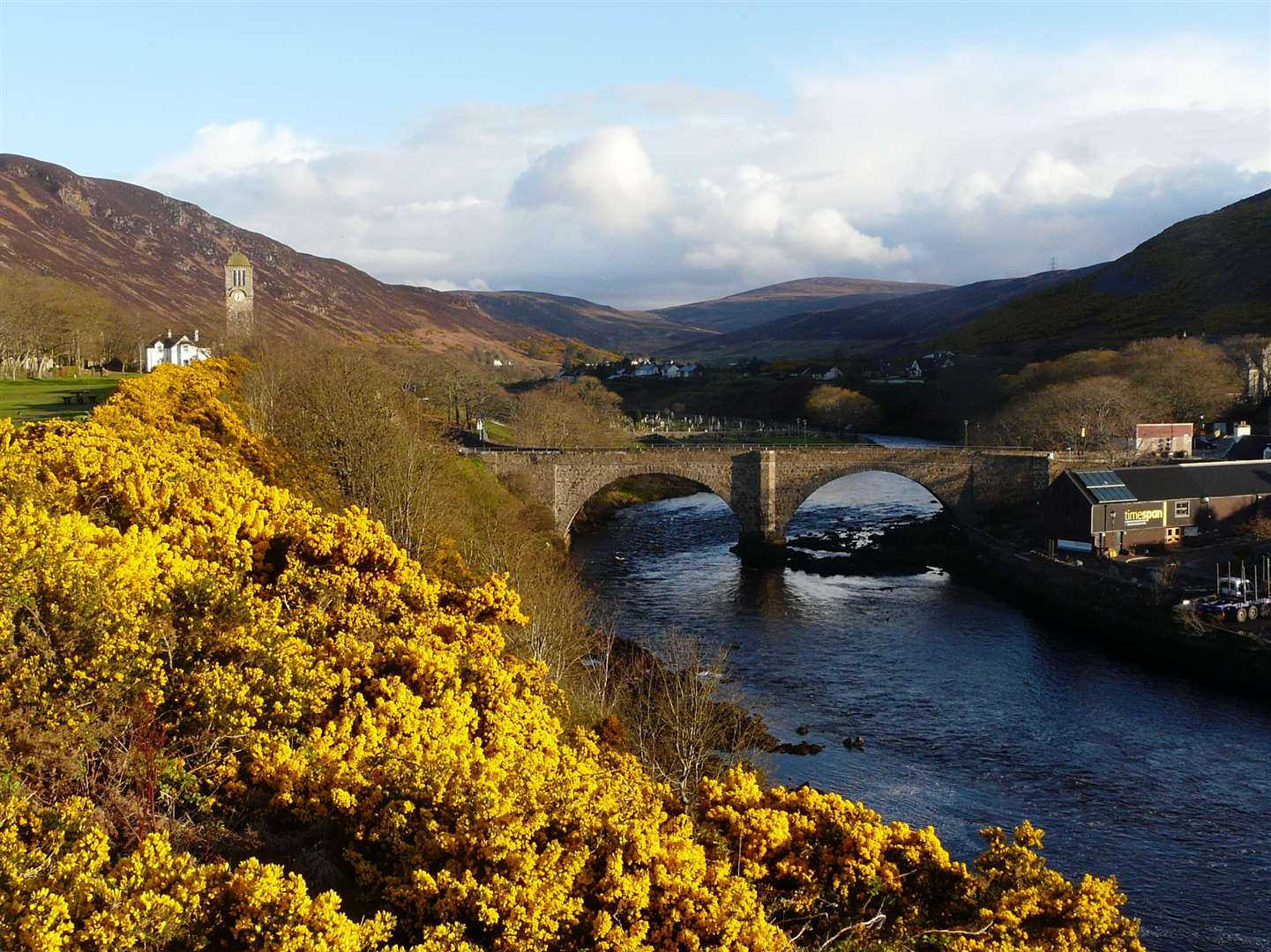 Helmsdale River during a previous spring. It is now among those experiencing a 'moderate scarcity' of water. Picture: Alan Hendry