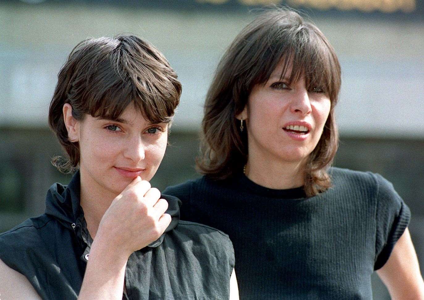 With Chrissie Hynde in central London for the UK launch of the Fourth United Nations Global Conference on Women in 1995 (PA)