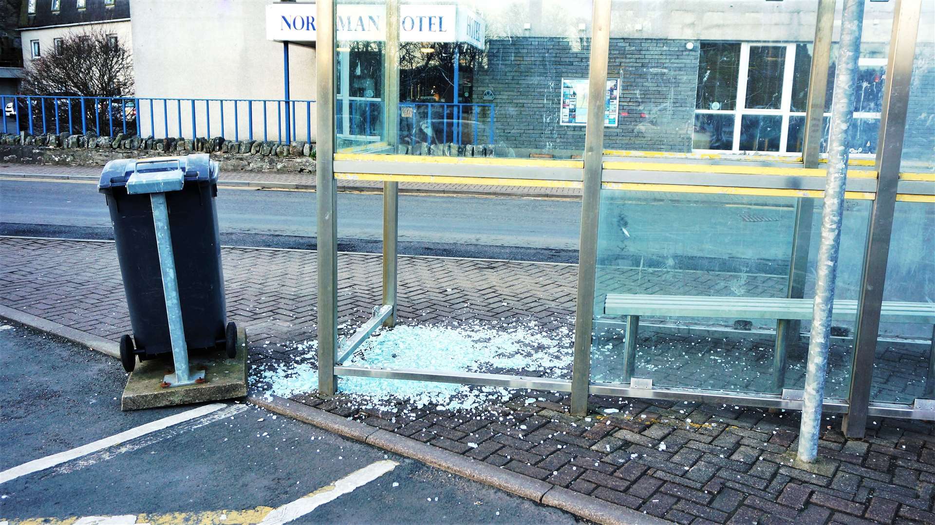 The bus shelter has been described as "the worst" in Caithness.