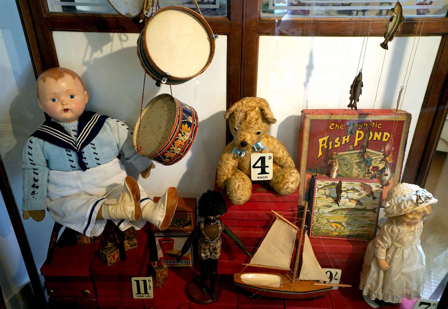 A view of toys collected by John Bright (Gareth Fuller/PA)