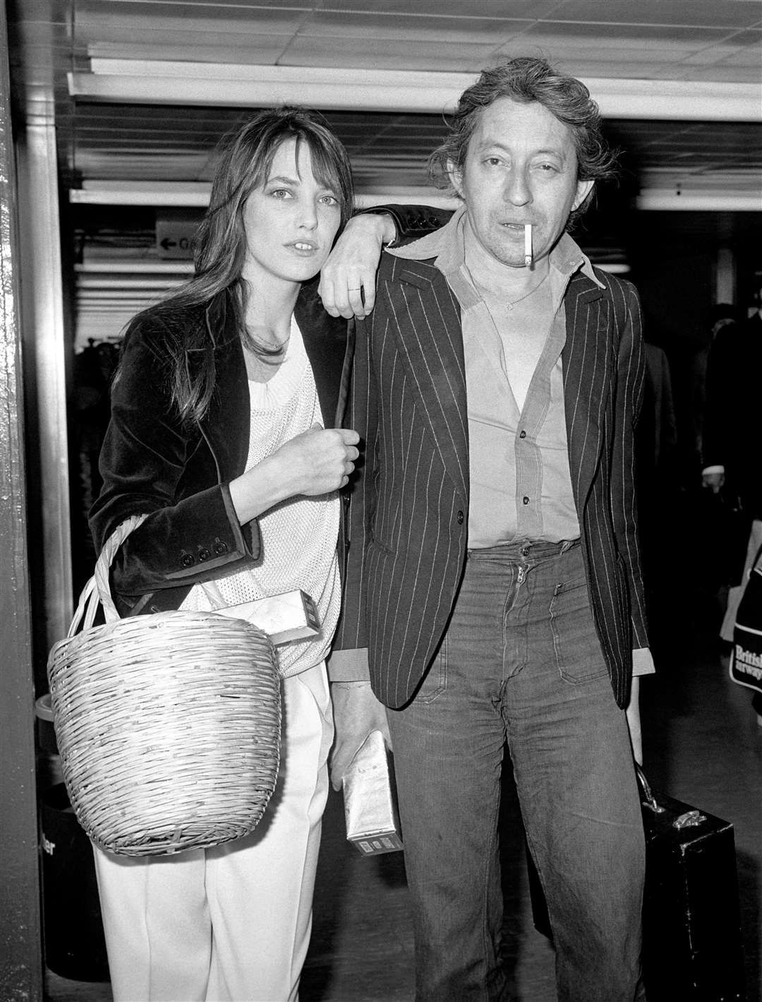 Actress Jane Birkin with Serge Gainsbourg (PA)