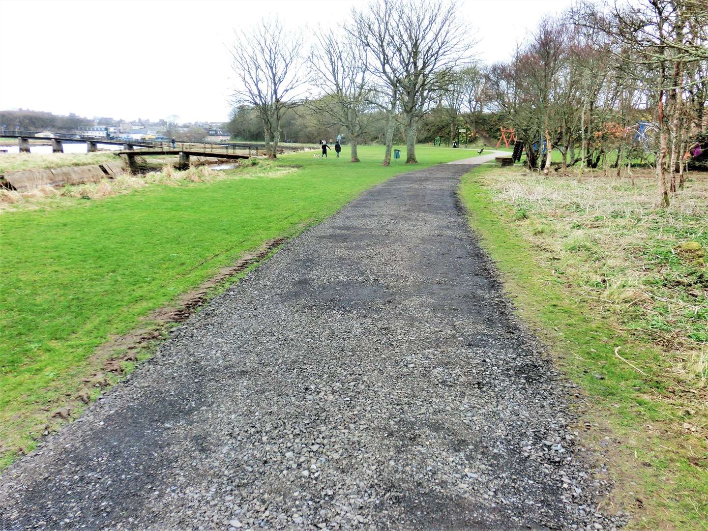 This formerly mucky and potholed path at Wick riverside was transformed in March 2021 thanks to the Paths Group.