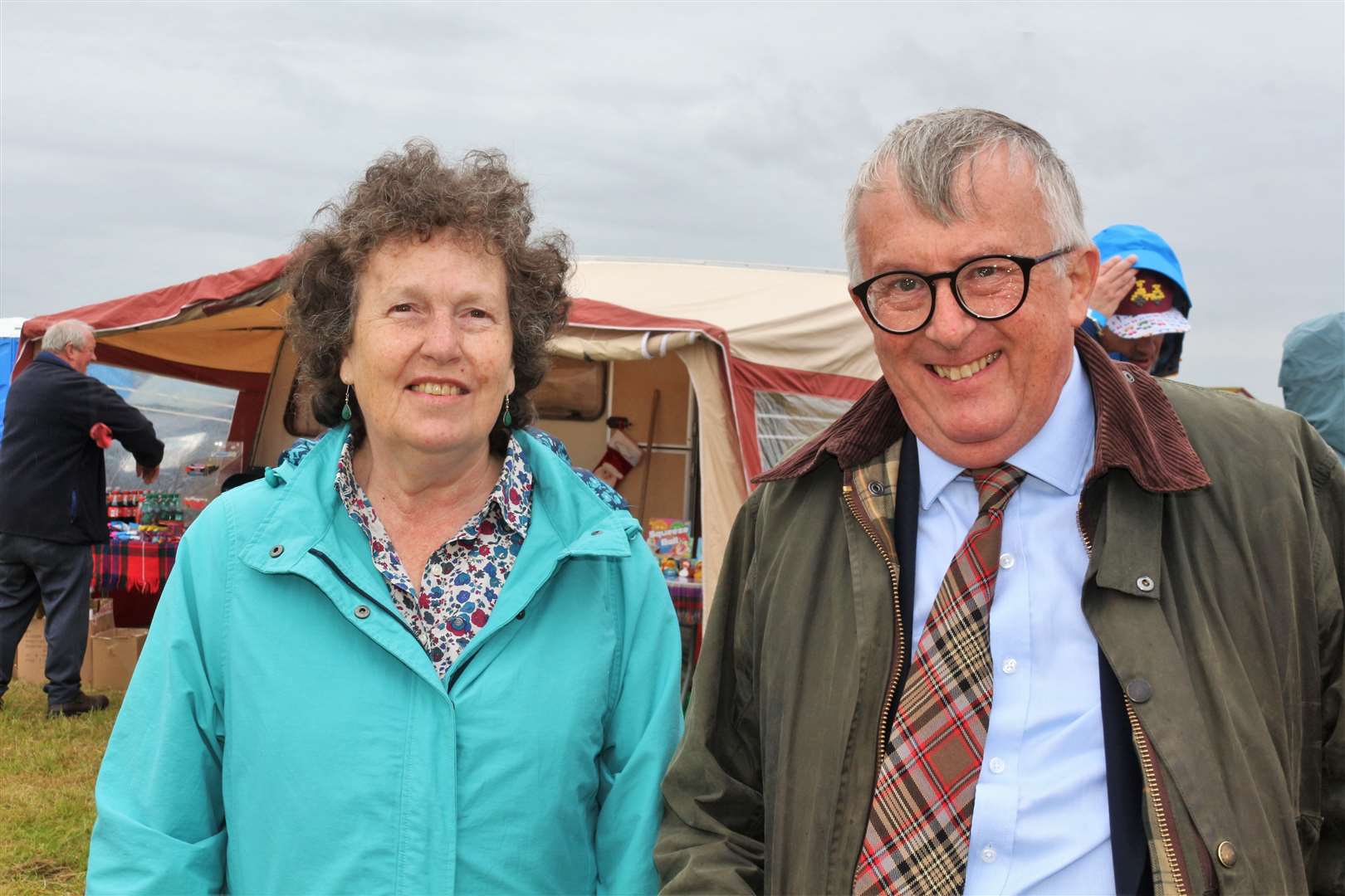 Jamie Stone MP with his wife Flora at the Mey Games. Picture: Eswyl Fell