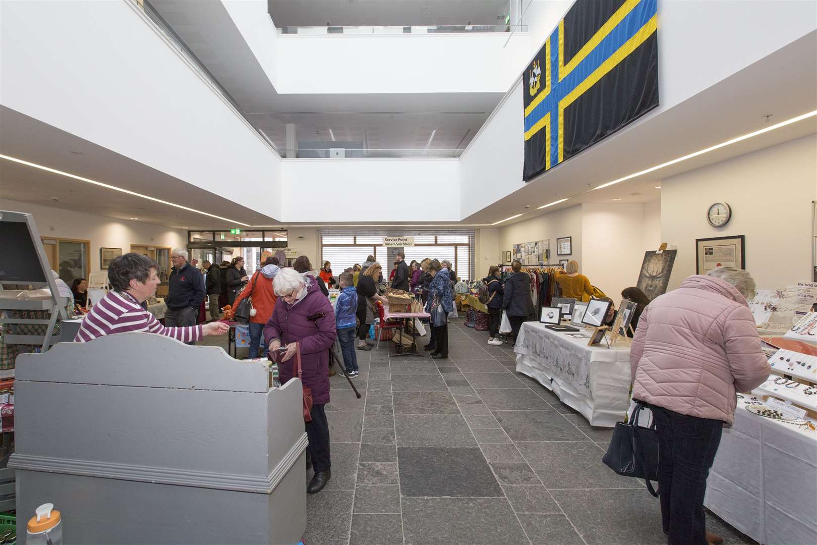 During the run-up to Christmas the Wick indoor market has returned to Caithness House on most Saturdays. Picture: Robert MacDonald / Northern Studios
