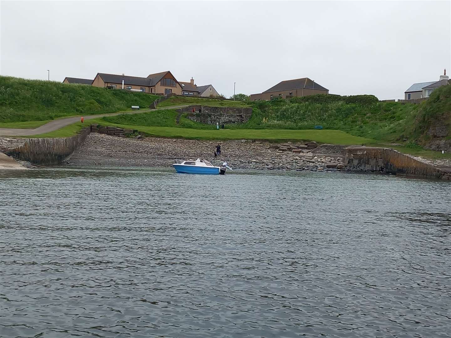 Derek Bremner sent this photo of a boat in Staxigoe Harbour.