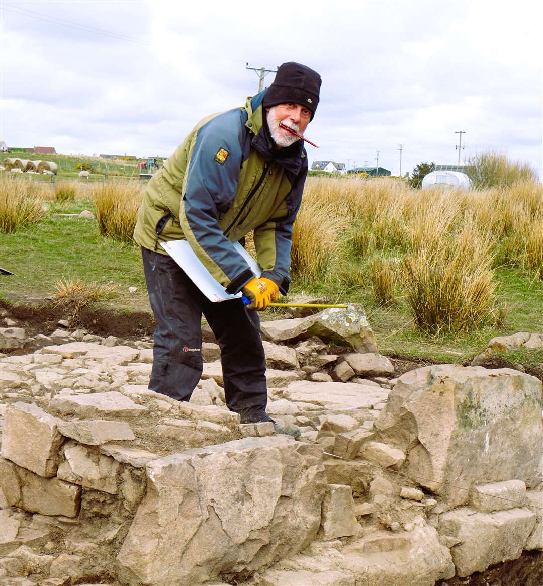 Dr Roland Spencer-Jones is chairman of Yarrows Heritage which is leading the excavation. Picture: DGS
