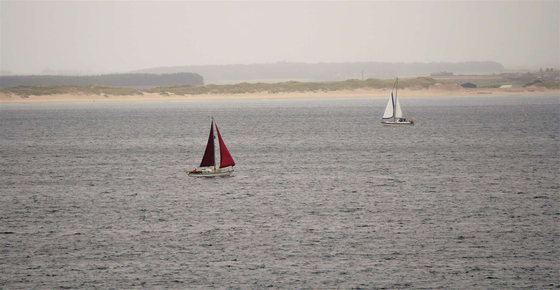 Wick Yachties sail around Sinclair's Bay. Picture: DGS