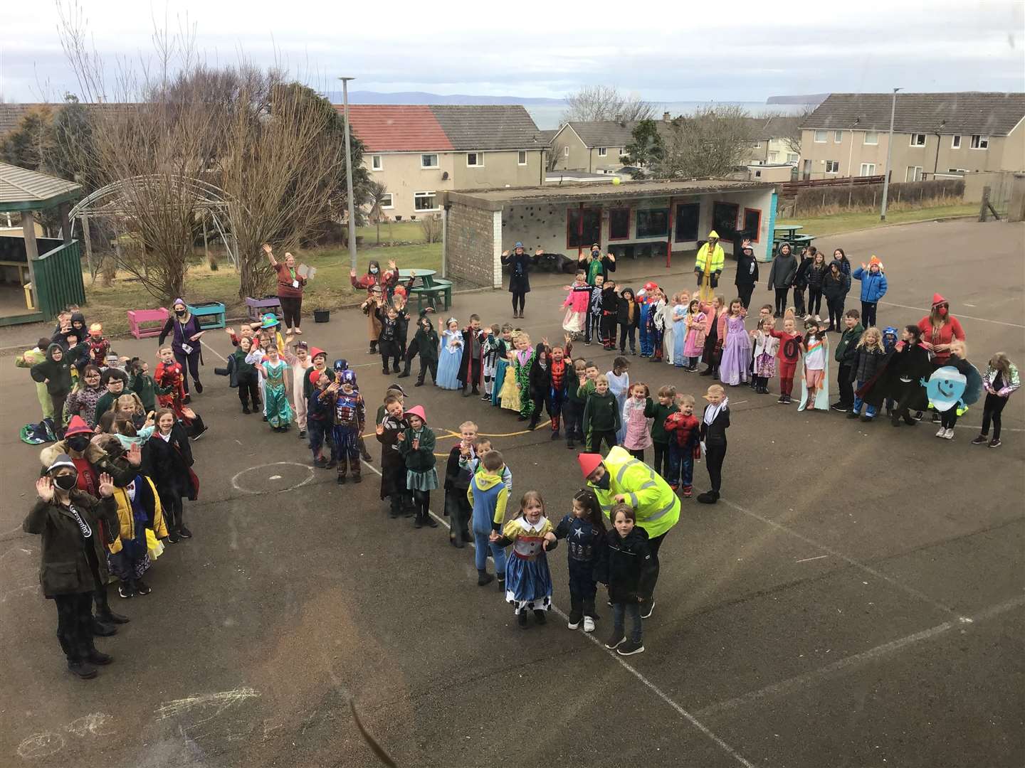 Children at Pennyland Primary School dressed up for World Book Day.