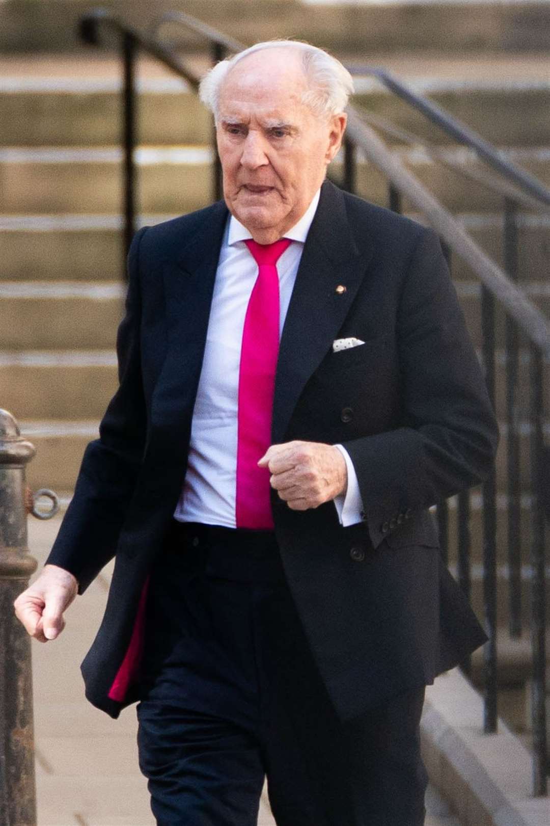 Sir Frederick Barclay was attending the High Court in London (James Manning/PA)