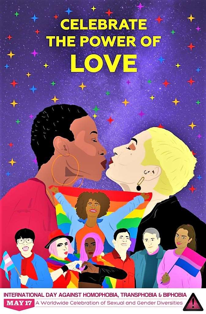 Campaign poster celebrating the power of love.