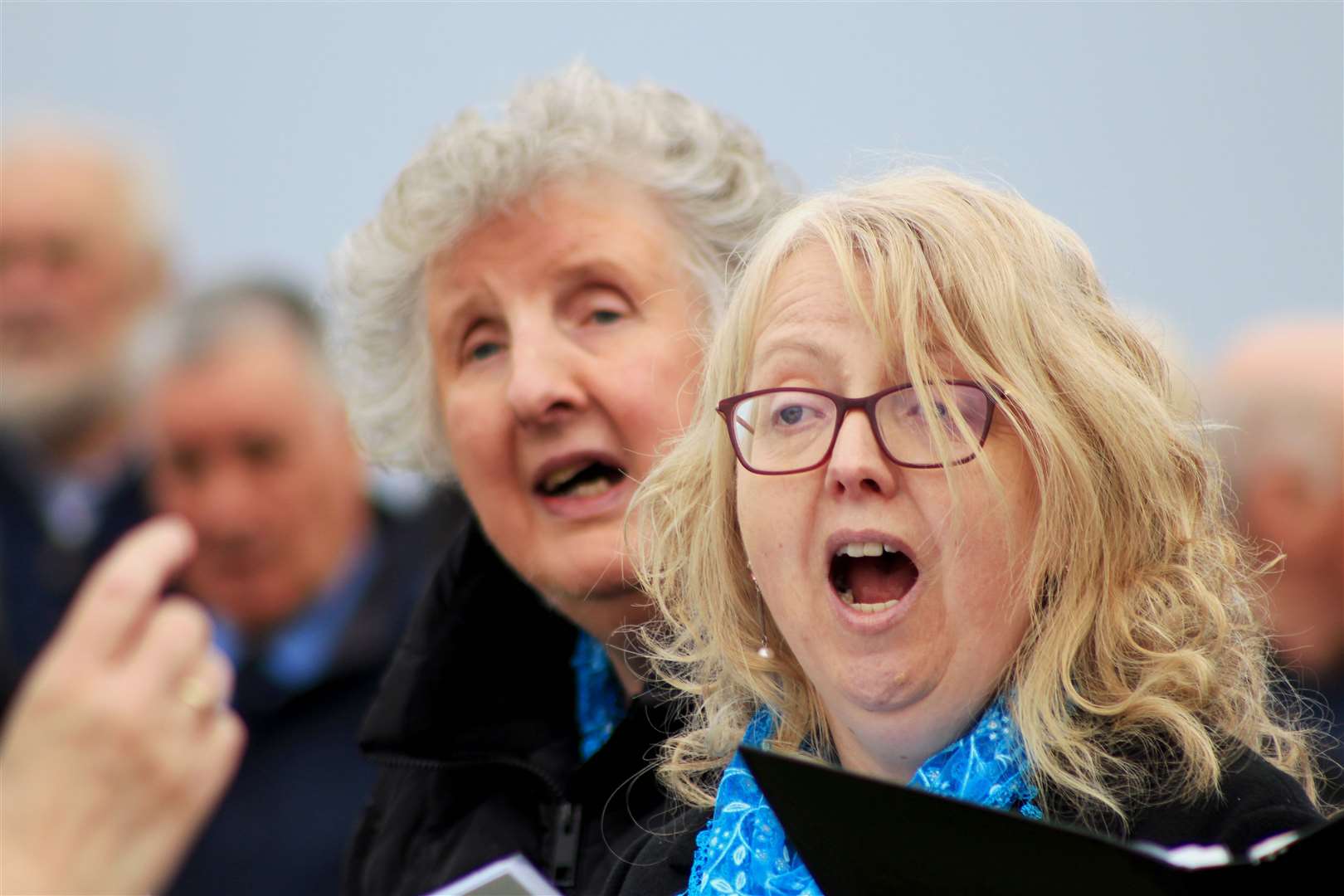 Wick's Arion Choir sang two seafaring songs at the event on Saturday. Picture: Alan Hendry