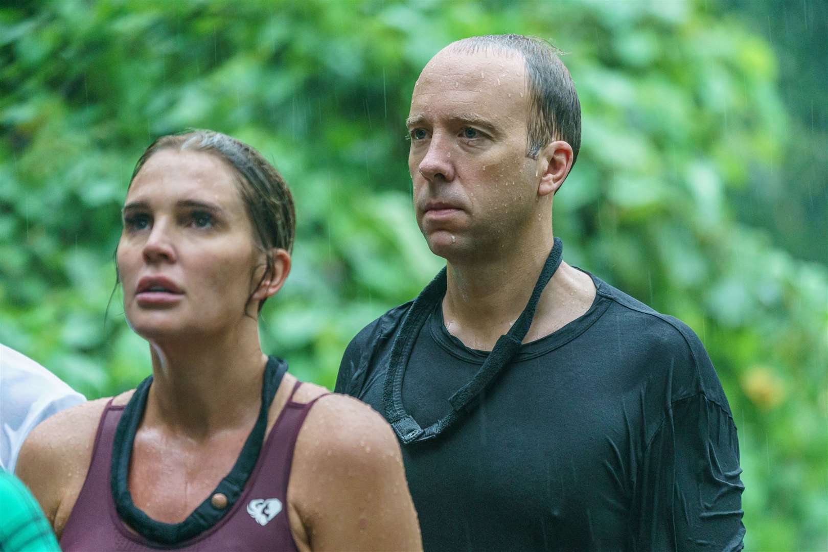 Matt Hancock and Danielle Lloyd taking part in Celebrity SAS: Who Dares Wins (Peter Dadds/Channel 4)