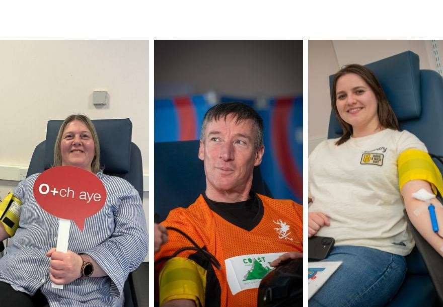 Just a few of those who stepped up to give blood and help others during our successful campaign.