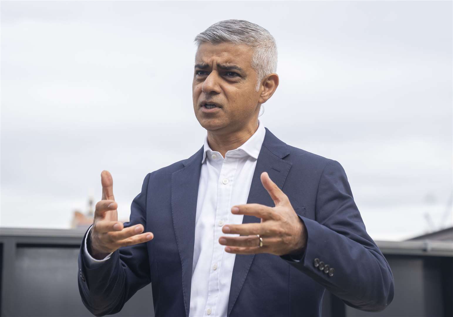 London Labour Mayor Sadiq Khan rejected permission for the MSG Sphere to be built (Danny Lawson/PA)