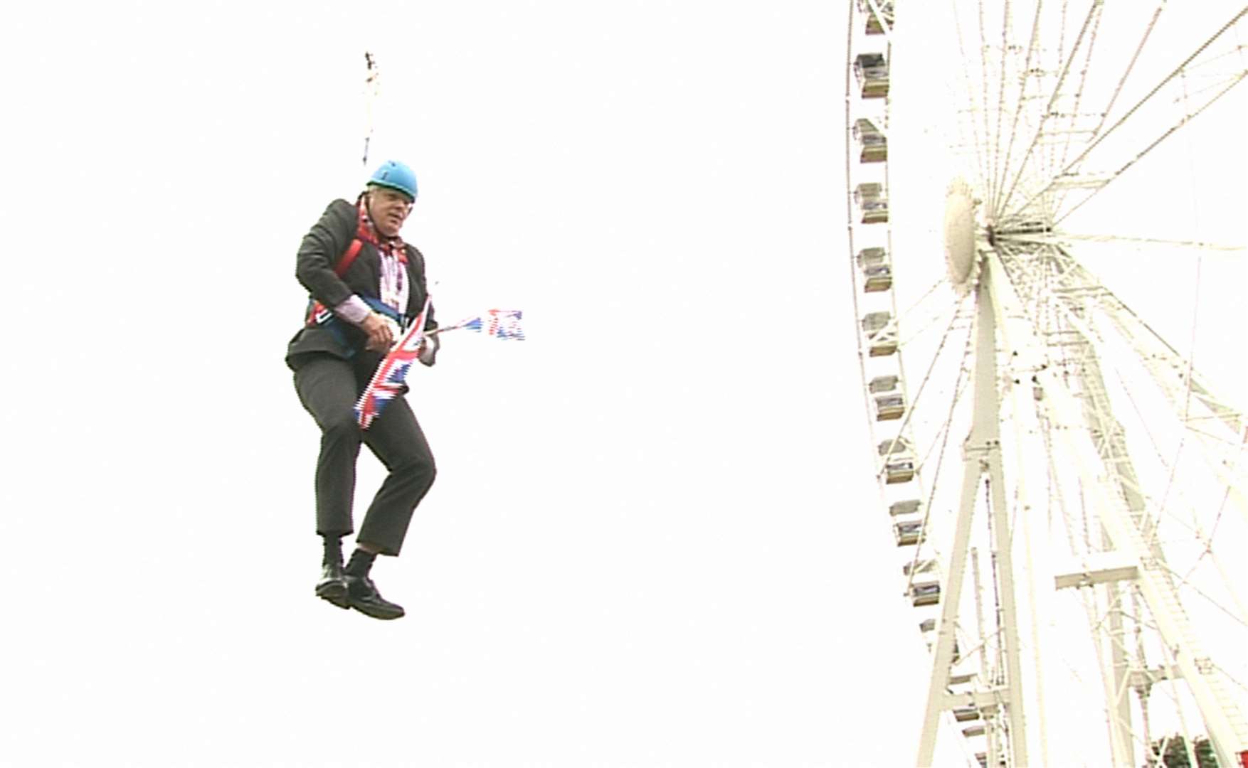 Mr Johnson was left hanging in mid-air after he got stuck on a zipwire at a 2012 Olympic event at Victoria Park in the capital (Ben Kendall/PA)