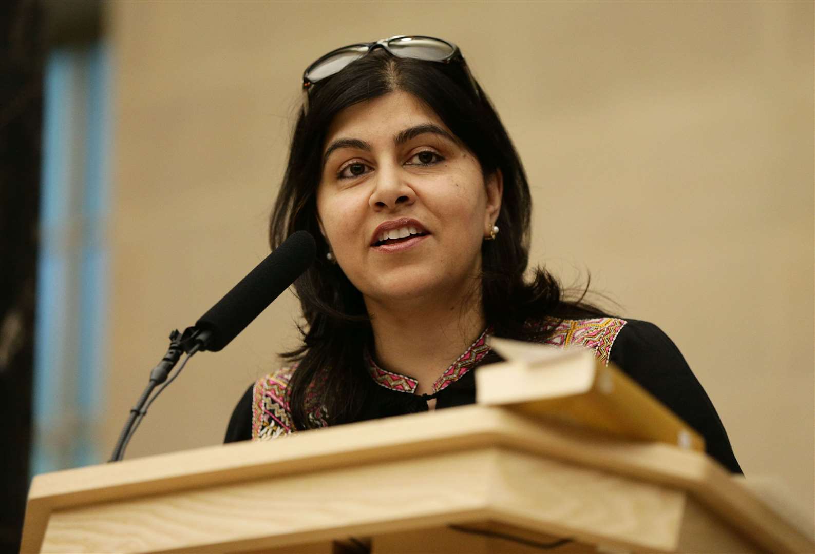 Baroness Warsi has highlighted the plight of Palestinians and is expected to avoid the event (Yui Mok/PA)
