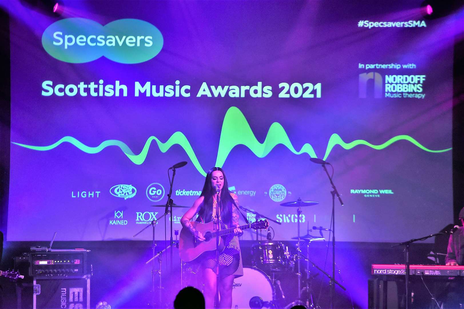 Amy McDonald, winner of the Specsavers Outstanding Contribution to Music Award.