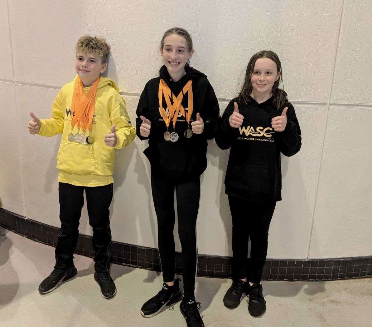 From left: Jack Angus, Morven Begg and Carey Richard.