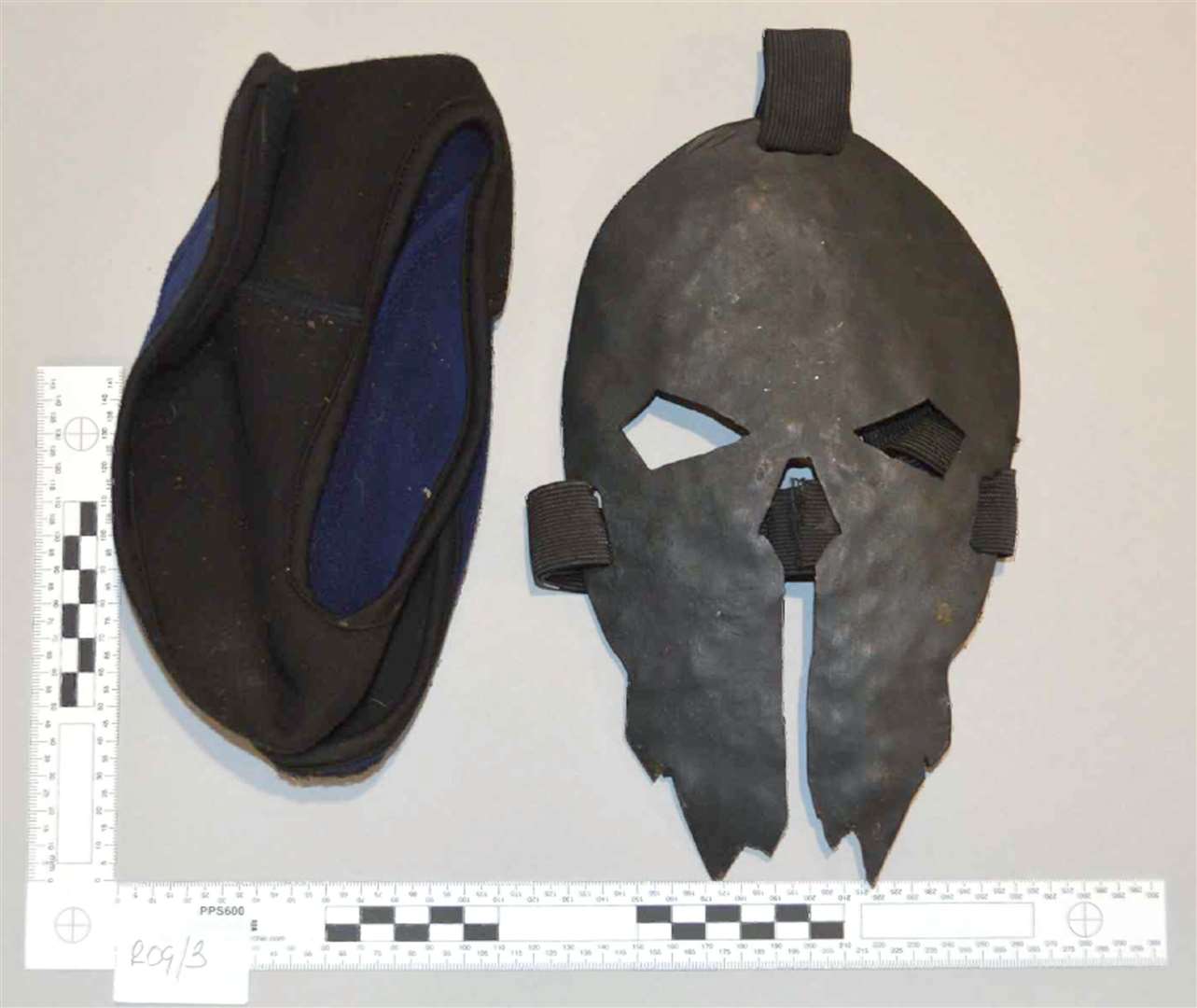 A mask which Jaswant Singh Chail, 21, was wearing when arrested (CPS/PA)