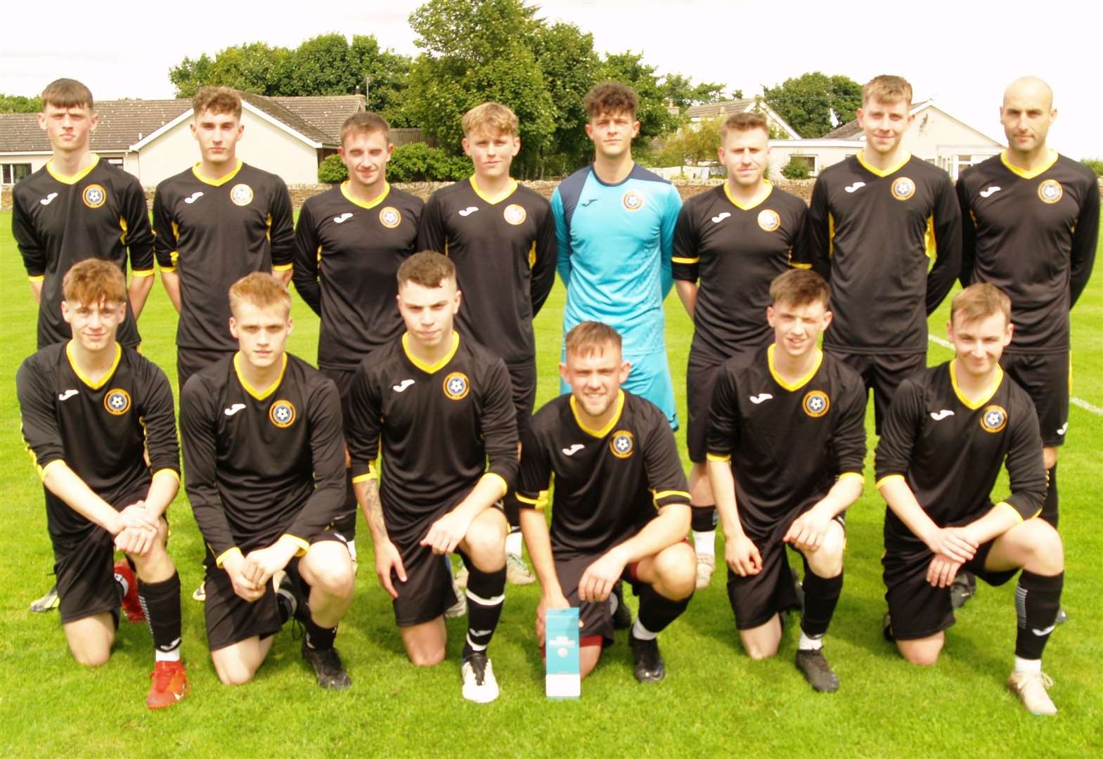 The Caithness XI squad. Picture: Angus Mackay