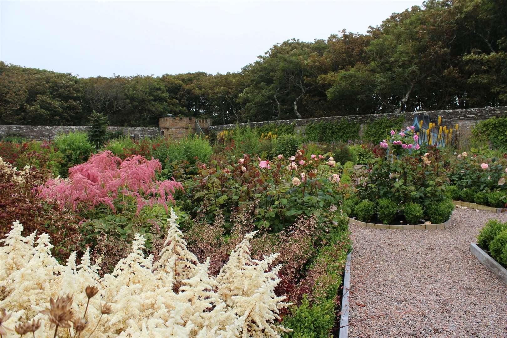 Another colourful view of the gardens of Mey.