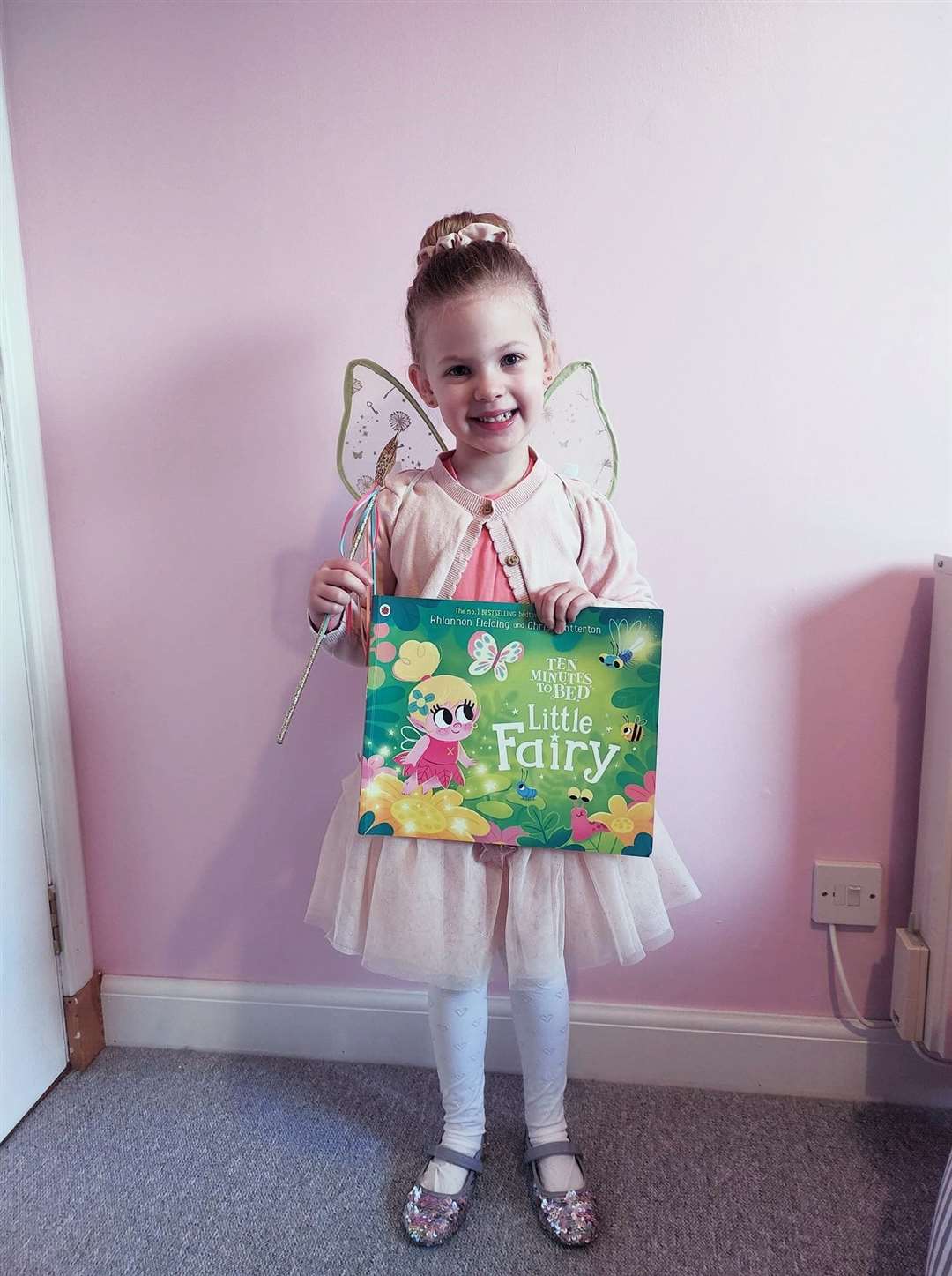 Isabella Henderson aged 4 as The Little Fairy from the book 'Ten minutes to bed Little Fairy'. Picture: Stacey Henderson