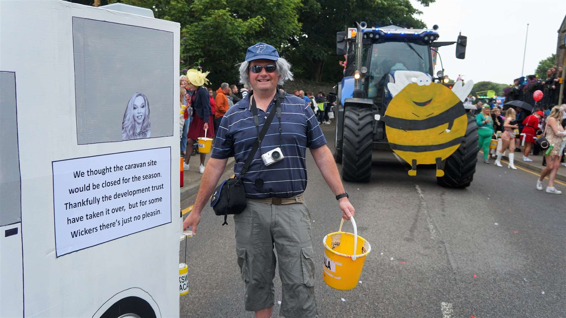 Procession of floats and fancy dress for Wick Gala Week 2022. Picture: DGS